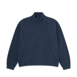 Ivan Half Zip Sweatshirt Grey Blue