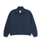 Ivan Half Zip Sweatshirt Grey Blue