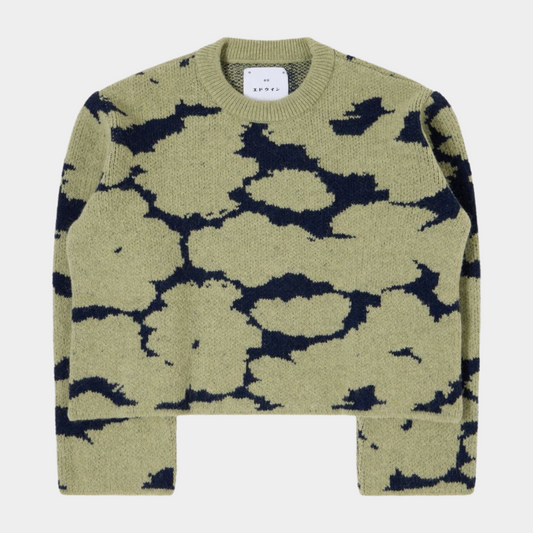 MEGZTINIS EDWIN W' GILL SWEATER NAVY/SAGE