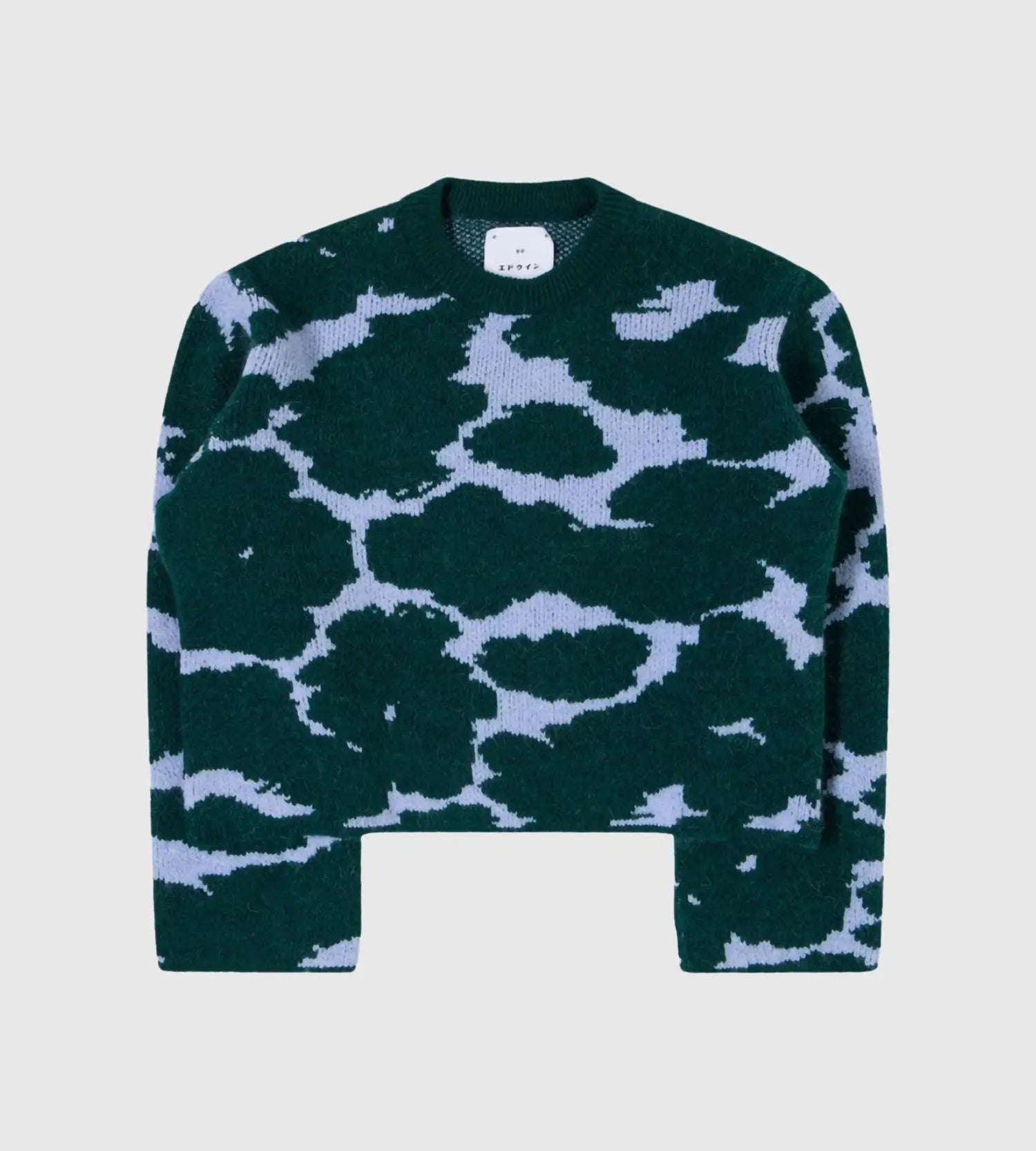 MEGZTINIS EDWIN W' GILL SWEATER LIGHT BLUE/GREEN