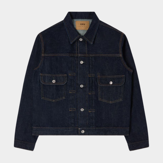 EDWIN DENIM JACKET BLUE RINSED