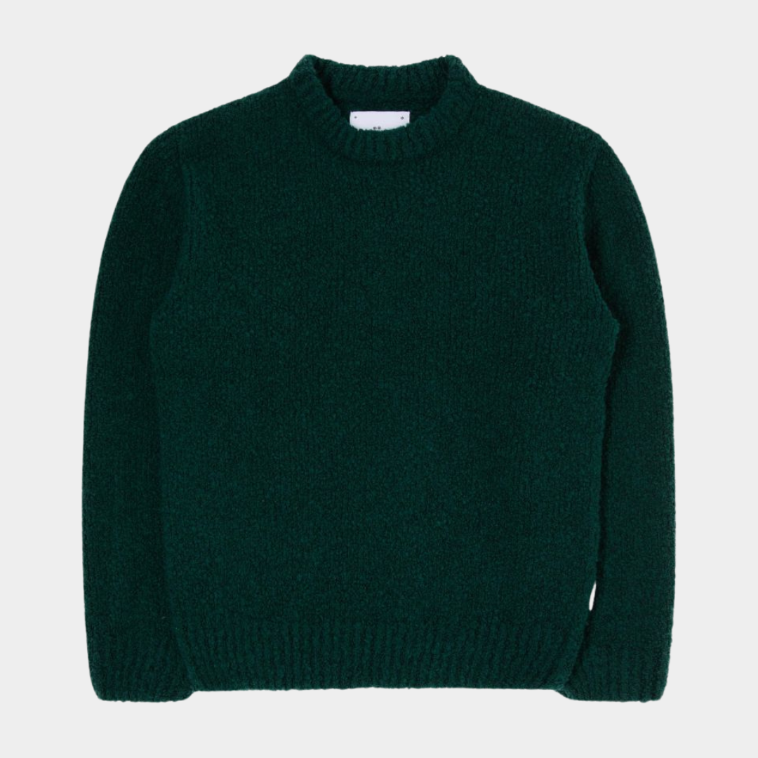 EDWIN DUN TEXTURED SWEATER PINENEEDLE