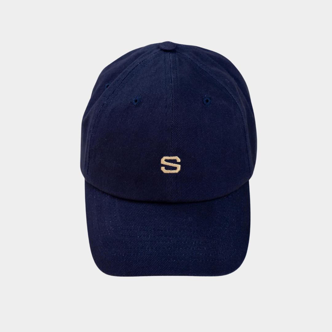 STRADALIA NAVY MONOGRAM HAT