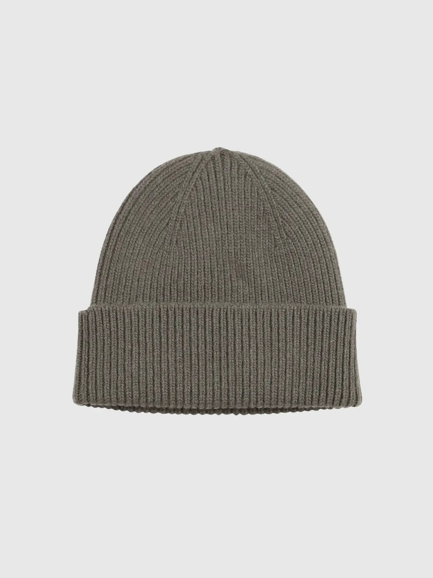 Merino Wool Beanie Dusty Olive