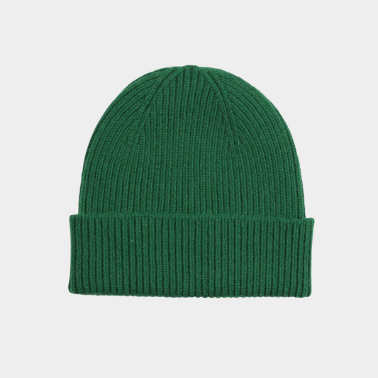 Merino Wool Beanie Kelly Green