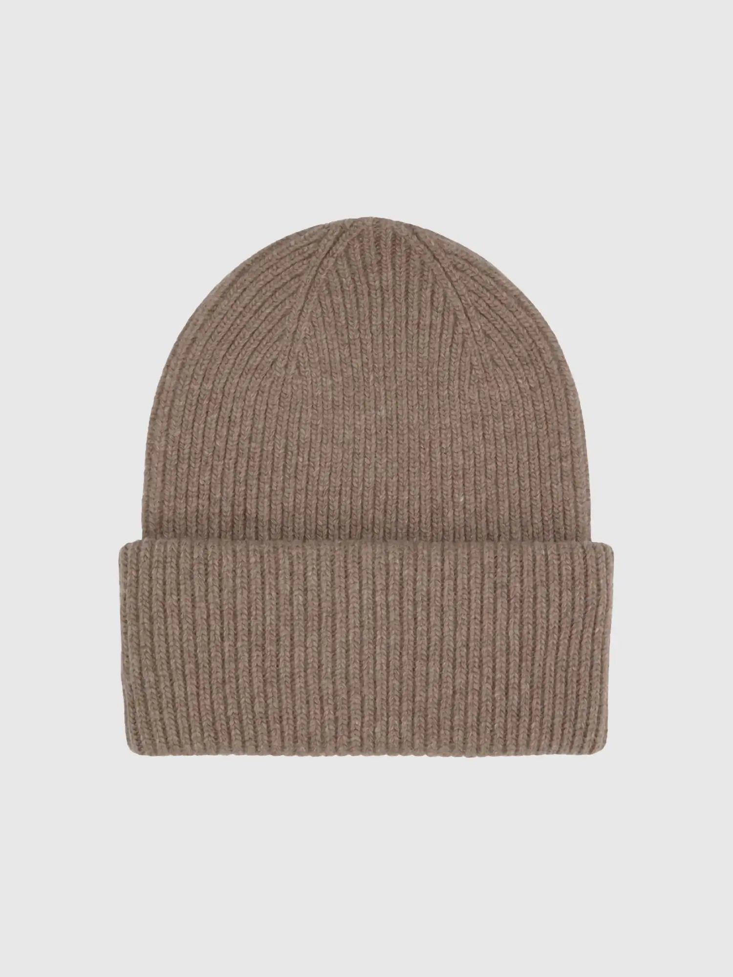 Merino Wool Hat Warm Taupe