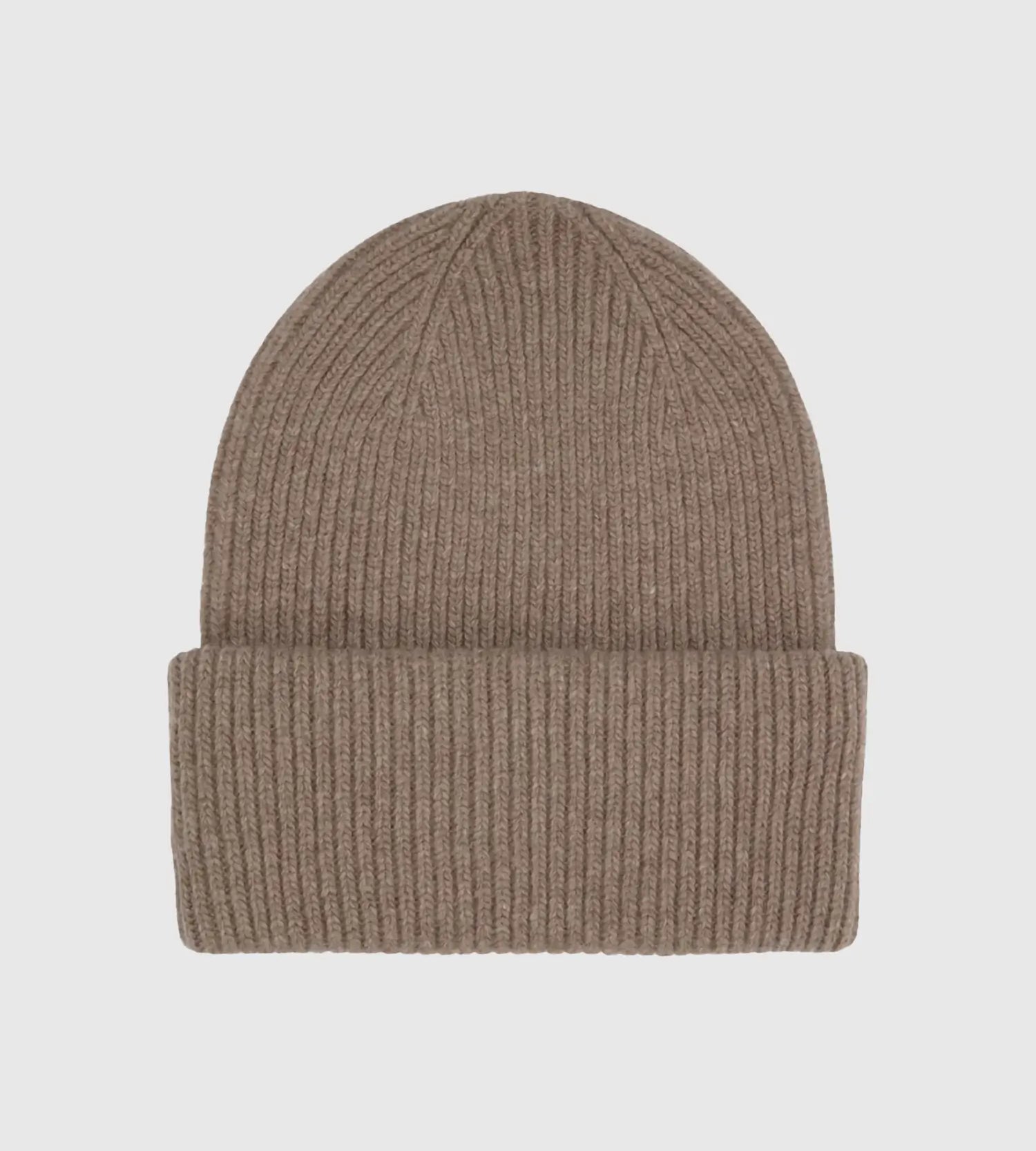 Merino Wool Hat Warm Taupe