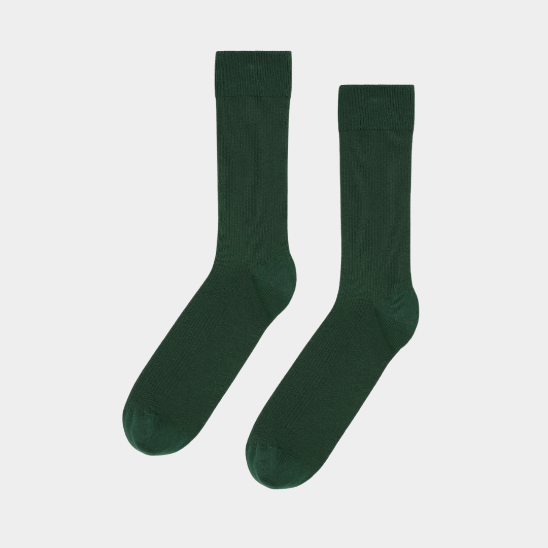 Classic Organic Sock Emerald Green