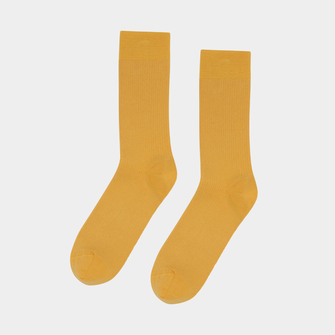 Classic Organic Sock Burned Yellow