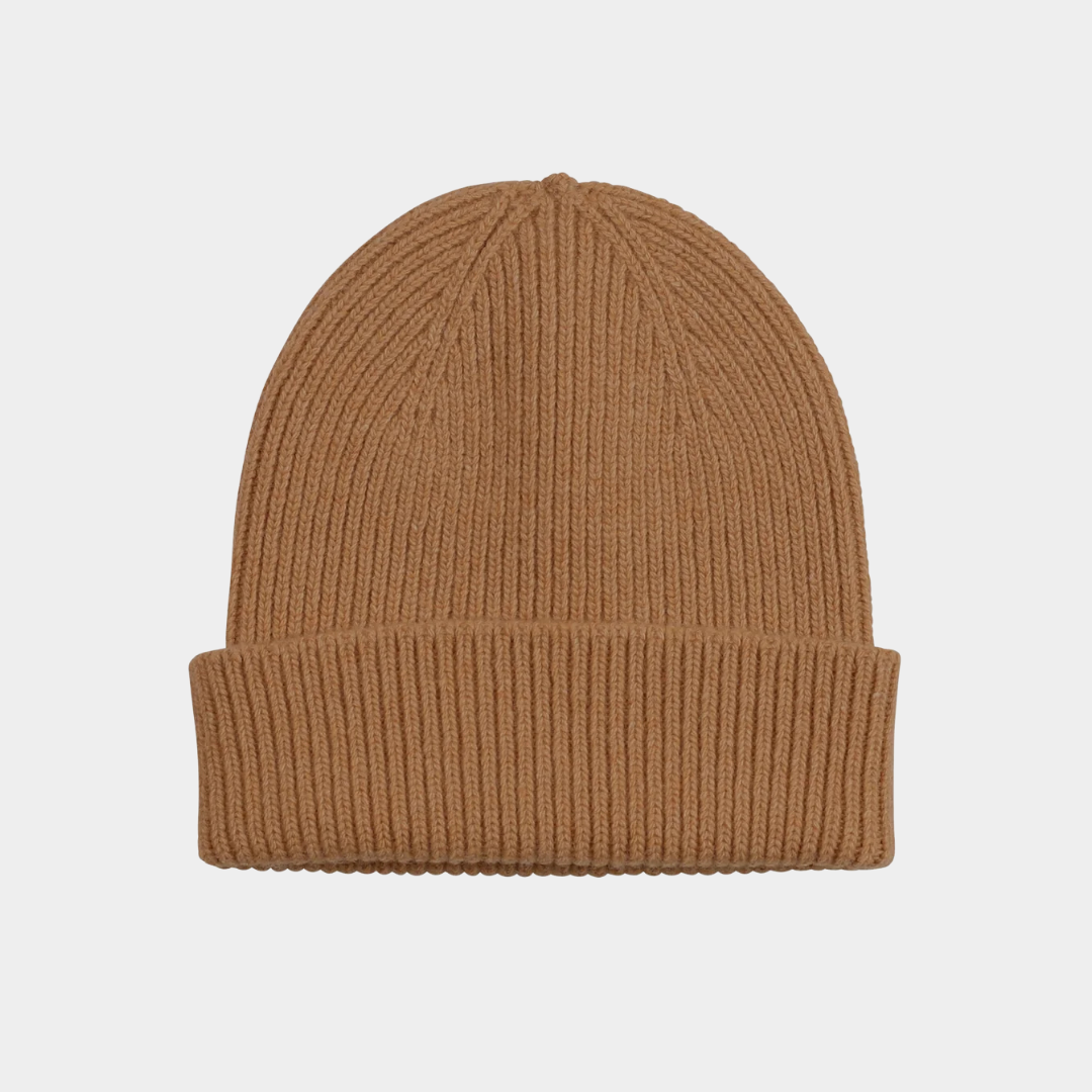 Merino Wool Beanie Sahara Camel