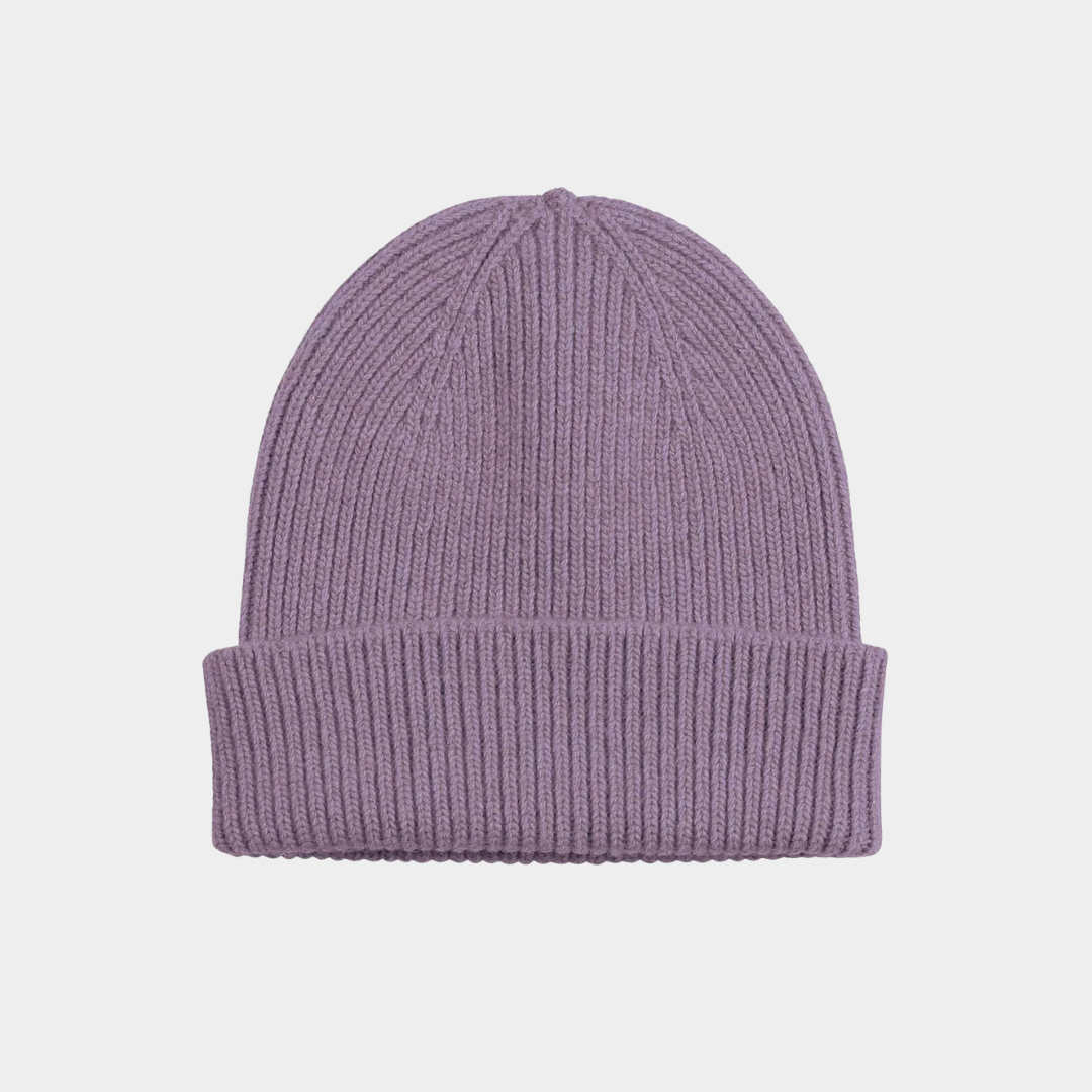 Merino Wool Beanie Purple Haze