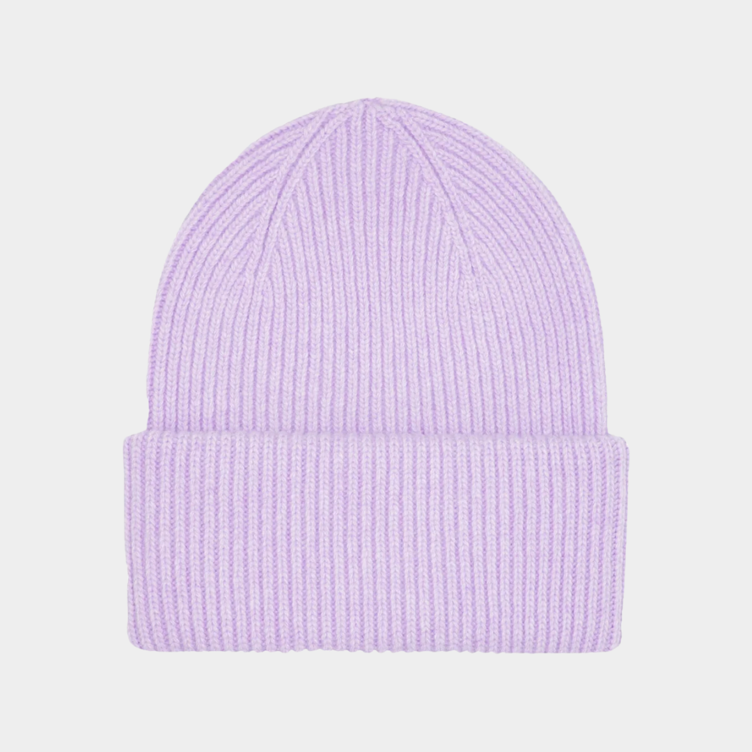 Merino Wool Hat Soft Lavender