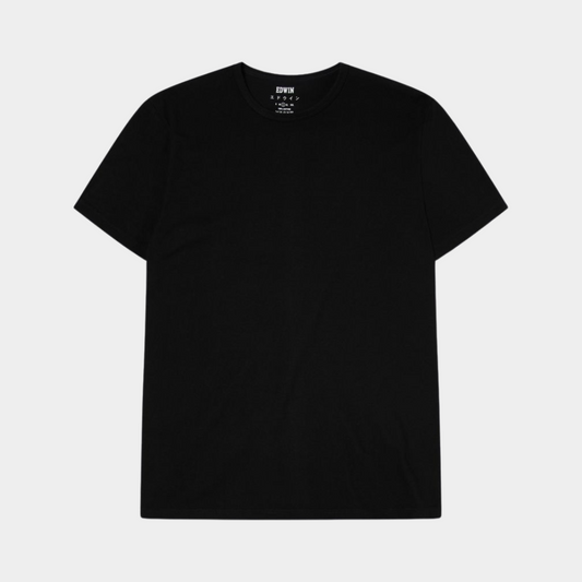 Edwin DOUBLE PACK SS T-SHIRT BLACK