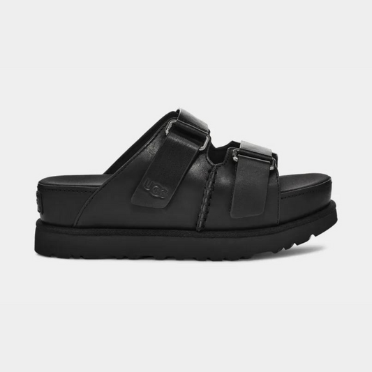 UGG GOLDENSTAR HI SLIDE BLACK