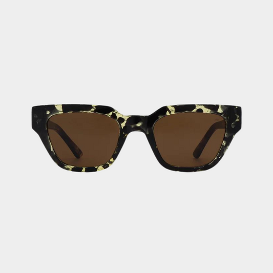 Akiniai A.KJAERBEDE KAWS BLACK YELLOW TORTOISE