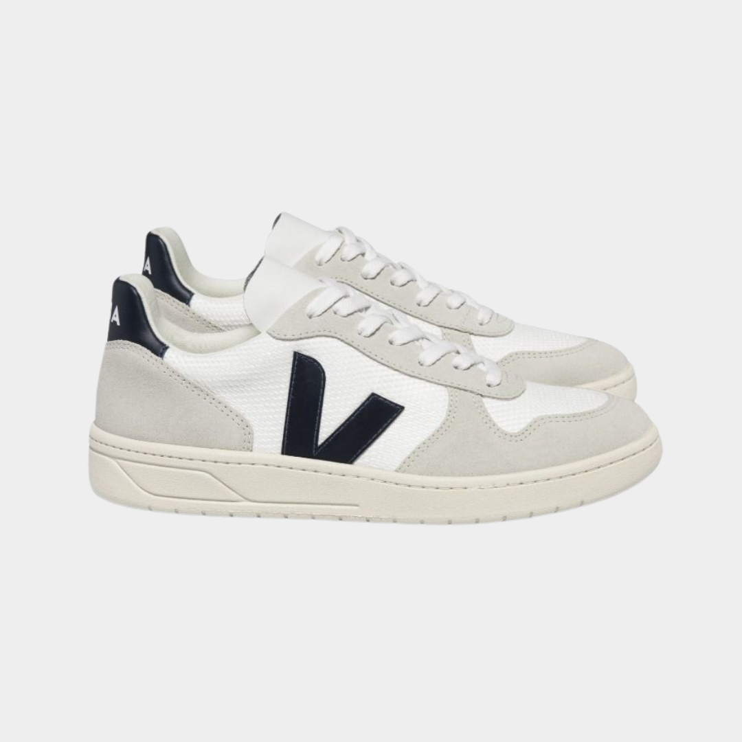 VEJA V-10 CWL WHITE BLACK