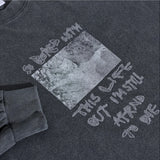 So Bored Long Sleeve Tee Silver Black