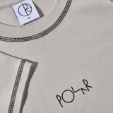 Baby Tee | Script Logo - Grey / Black