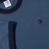 RInger Tee Grey Blue / Dark Blue