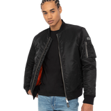 Ma-1 Army Black Bomber Jacket