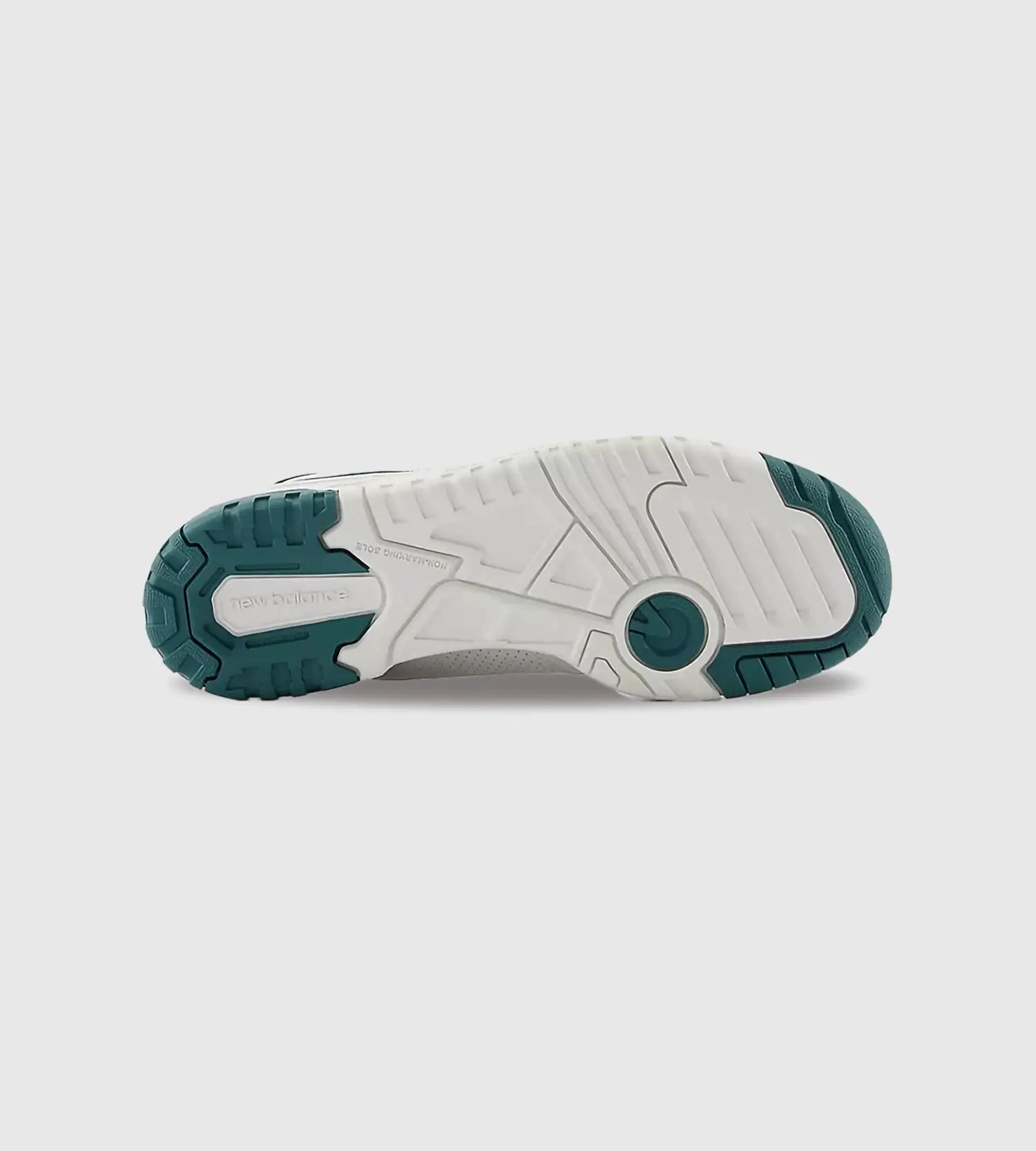 New Balance Women's 550 Grey/Green Leather