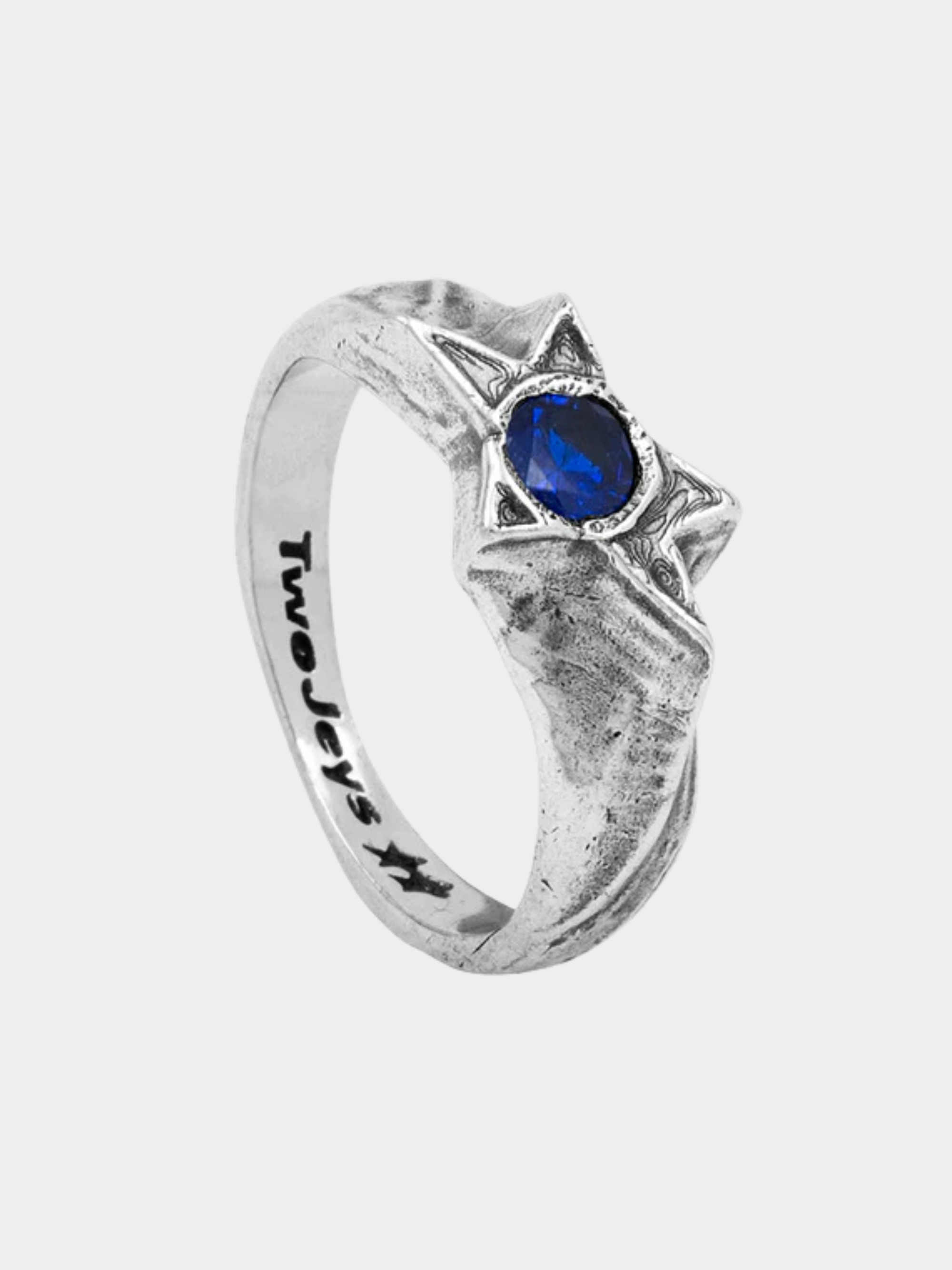 Blue Calda Ring (Sterling Silver)