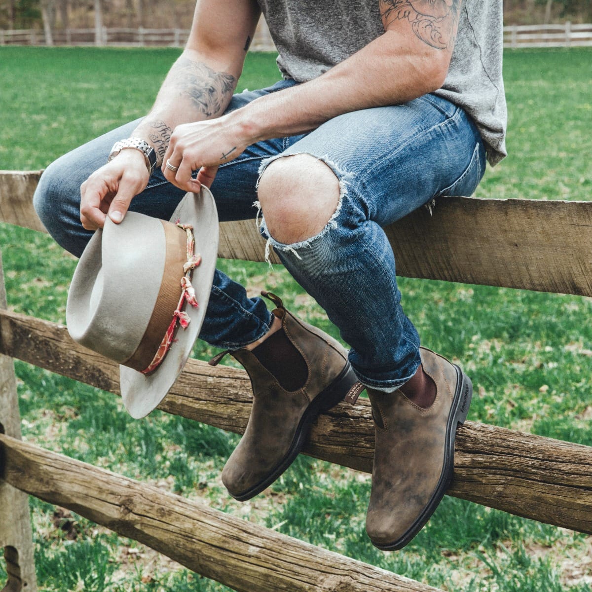 BLUNDSTONE 1306 RUSTIC BROWN