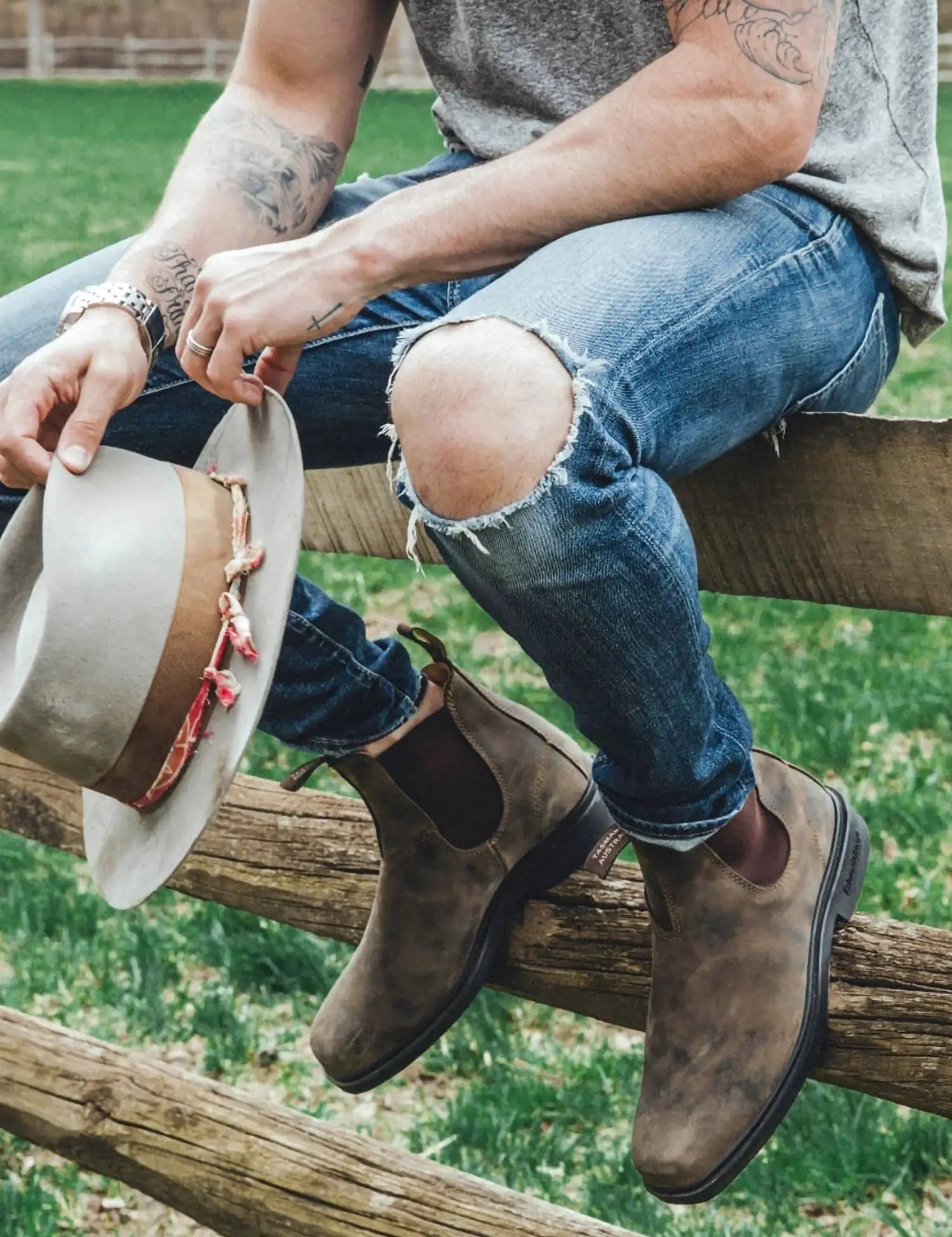 BLUNDSTONE 1306 RUSTIC BROWN