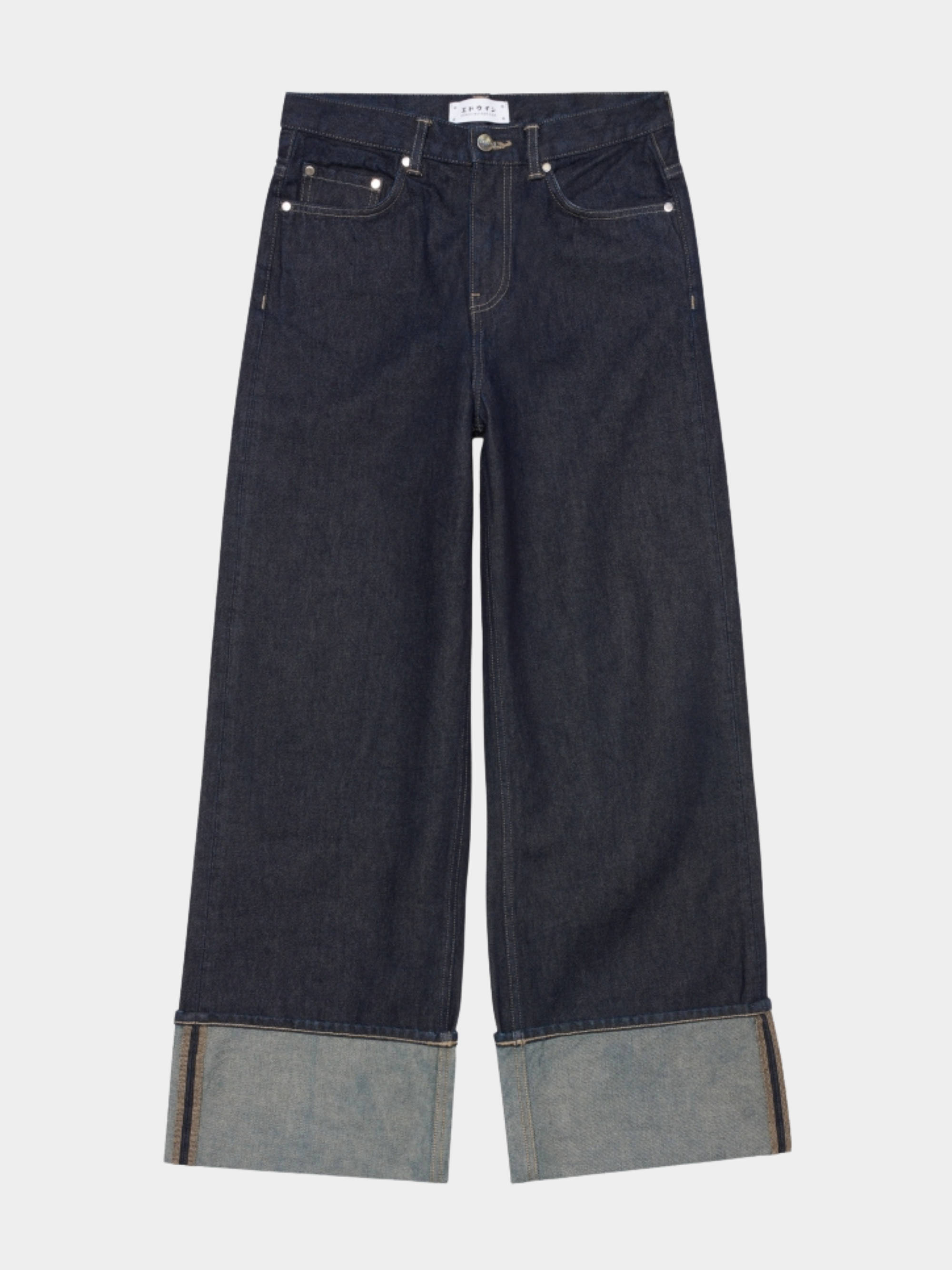 W' Bonnie Pant Blue Rinsed