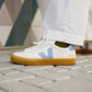 VEJA CAMPO CHROMEFREE LEATHER WHITE AQUA NATURAL