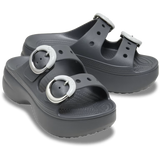 Saturday Platform Dipped Buckle Sandal Carbon