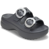 Saturday Platform Dipped Buckle Sandal Carbon