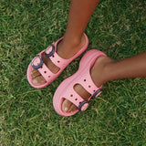 Saturday Platform Dipped Buckle Sandal Pink Lemonade