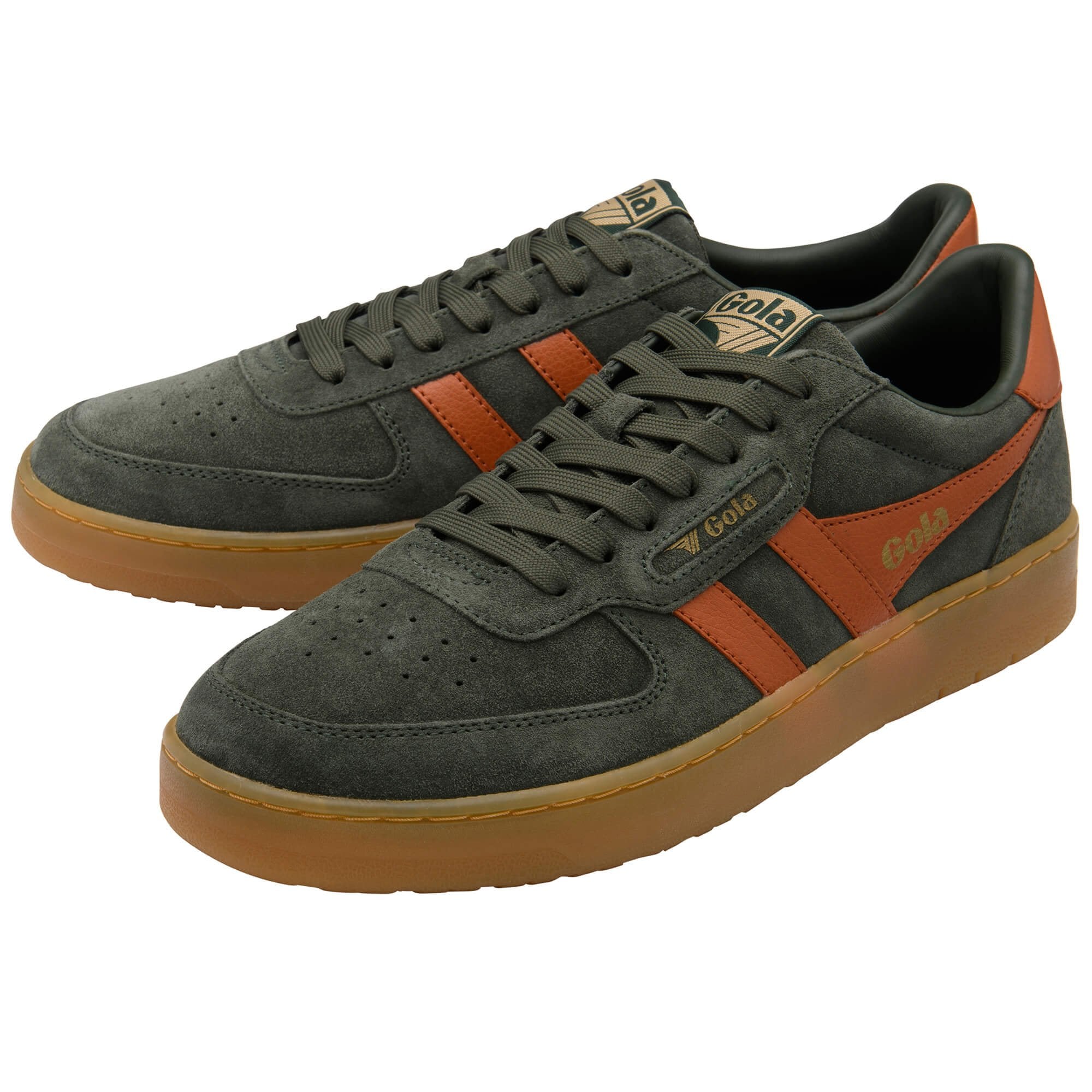 Hawk Suede '86 Dark Khaki/Moody Orange/Gum