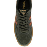 Hawk Suede '86 Dark Khaki/Moody Orange/Gum