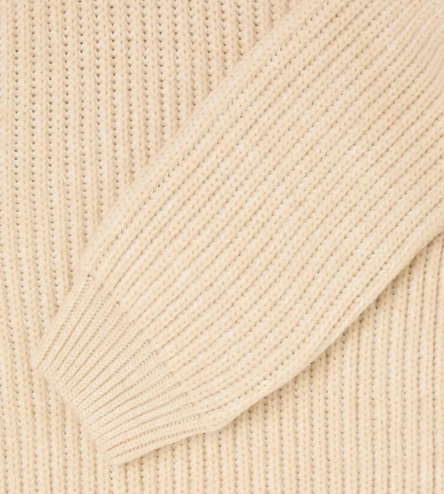 EDWIN RONI HIGH COLLAR SWEATER BEIGE