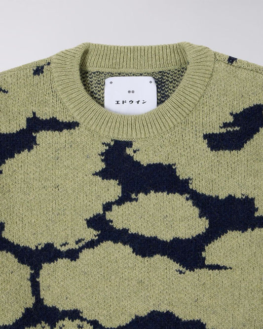 MEGZTINIS EDWIN W' GILL SWEATER NAVY/SAGE