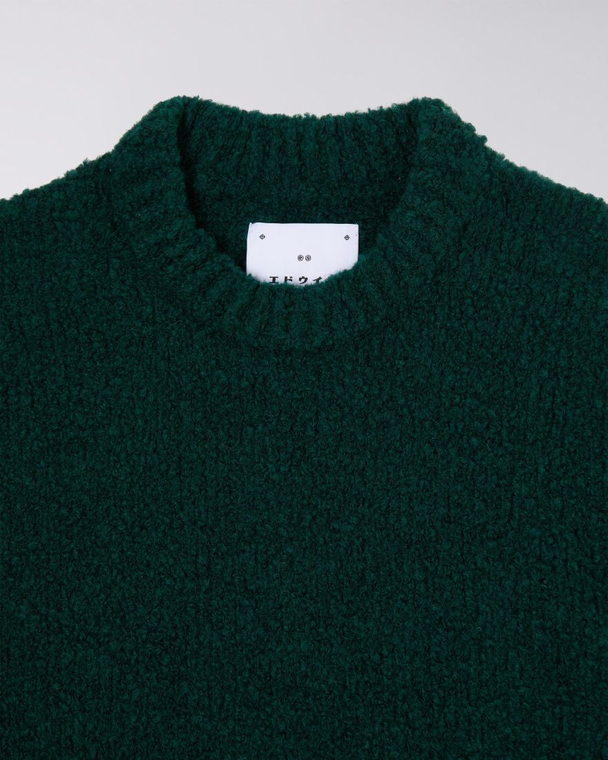 EDWIN DUN TEXTURED SWEATER PINENEEDLE