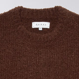 Dun Textured Sweater Rum Raisin