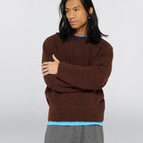 Dun Textured Sweater Rum Raisin