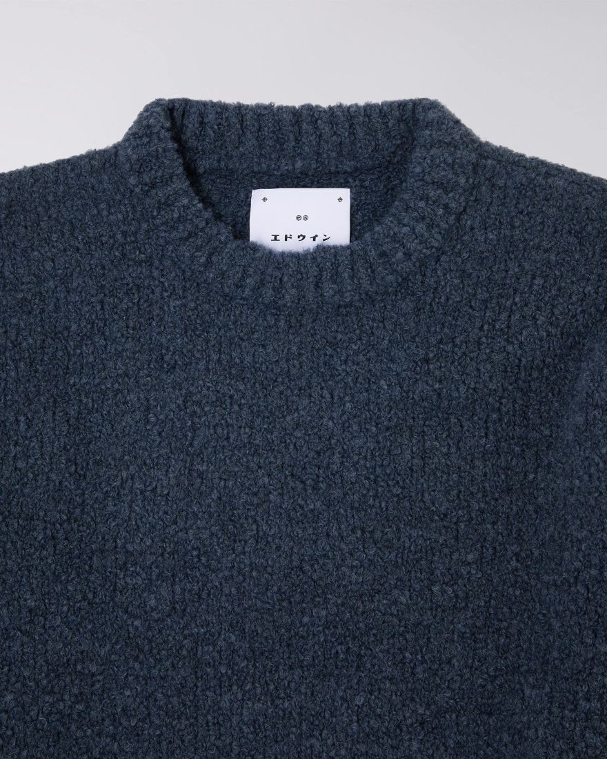 EDWIN DUN TEXTURED SWEATER INK