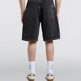 Worker Shorts Black Matt Wash