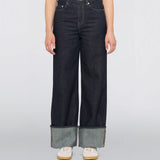 W' Bonnie Pant Blue Rinsed