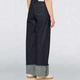 W' Bonnie Pant Blue Rinsed