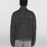 Freeland Jacket Black Mid Stone Wash