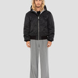 Hooded Bomber Black