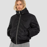 Hooded Bomber Black