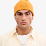 Merino Wool Beanie Burned Yellow