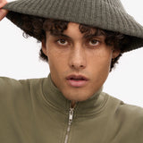 Merino Wool Beanie Dusty Olive