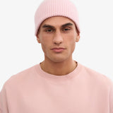Merino Wool Beanie Faded Pink